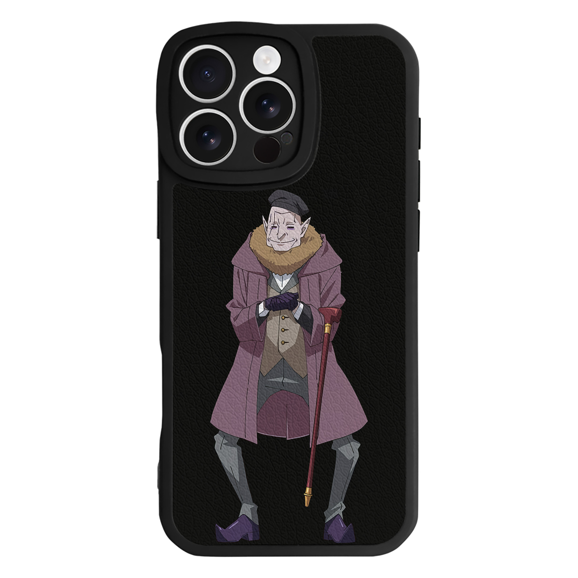 （画像用） 転スラ Regarding Reincarnated to Slime 【iPhone 16シリーズ対応】シリコンスマホケース（レザー調） 材質：シリコン